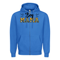 True Royal boy mama camouflage pattern mother's day Zipper Hoodie - Artiststas