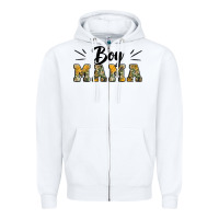 White boy mama camouflage pattern mother's day Zipper Hoodie - Artiststas