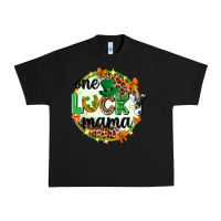 Black One lucky mama  St. Patricks Day Urban Heavy Tee - Neo Western