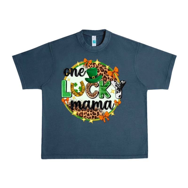 One Lucky Mama  St. Patricks Day Urban Heavy Tee by Neo Western | Teevron