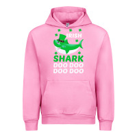 Fuchsia Pink Irish Shark Doo Doo Doo Saint Patricks Day Urban Hoodie - Bettercallsaul