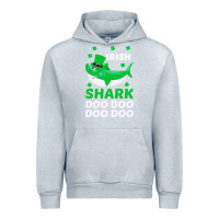 Heather Grey Irish Shark Doo Doo Doo Saint Patricks Day Urban Hoodie - Bettercallsaul
