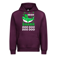 Mauve Wine Irish Shark Doo Doo Doo Saint Patricks Day Urban Hoodie - Bettercallsaul