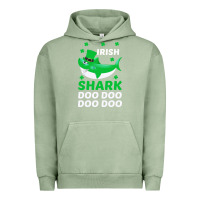 Pigment Oil Green Irish Shark Doo Doo Doo Saint Patricks Day Urban Hoodie - Bettercallsaul