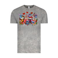 Cloud Rock christmas stitch coffee cups Vintage Tee - AdoDesignShop