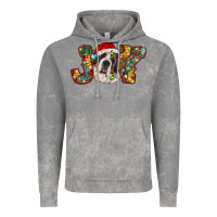 Cloud Rock Saint Bernard Christmas joy, Vintage Hoodie - RanaPortraitStore