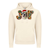 Vintage Artic Saint Bernard Christmas joy, Vintage Hoodie - RanaPortraitStore