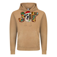 Vintage Camel Saint Bernard Christmas joy, Vintage Hoodie - RanaPortraitStore