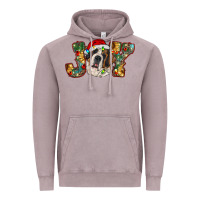 Vintage Zinc Saint Bernard Christmas joy, Vintage Hoodie - RanaPortraitStore
