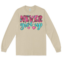 Mushroom never give up Long Sleeve Tee - JahusDesignShop