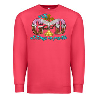 Cardinal with god all things are possible Premium Sweatshirt - NancyCooperArtShop