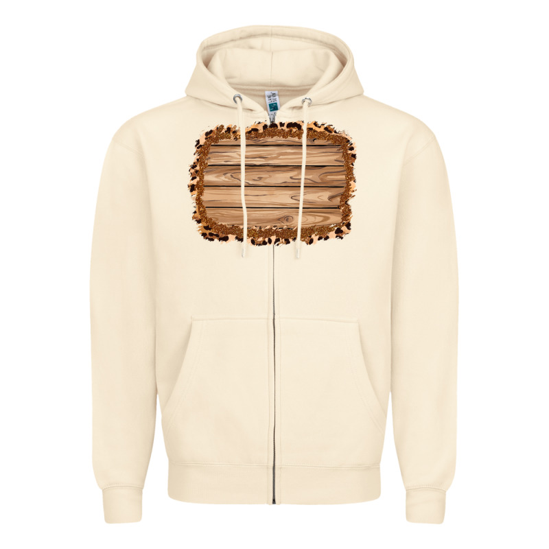Wood Leopard And Shimmer Background 3200x2400 Zipper Hoodie by AdoDesignShop | Teevron