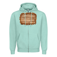 Seafoam wood leopard and shimmer background 3200x2400 Zipper Hoodie - AdoDesignShop