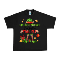 Black im not  im just a tall elf Urban Heavy Tee - FaDigitalArtStudio