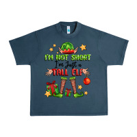 Midnight Navy im not  im just a tall elf Urban Heavy Tee - FaDigitalArtStudio