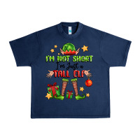 Navy im not  im just a tall elf Urban Heavy Tee - FaDigitalArtStudio