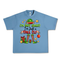 Pebble Blue im not  im just a tall elf Urban Heavy Tee - FaDigitalArtStudio