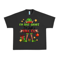 Pigment Black im not  im just a tall elf Urban Heavy Tee - FaDigitalArtStudio