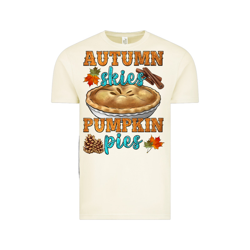 Autumn Skies Pumpkin Pies Vintage Tee by HRA Design Shop | Teevron
