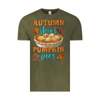 Vintage Olive autumn skies pumpkin pies Vintage Tee - HRA Design Shop