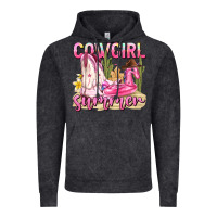 Vintage Black cowgirl summer Vintage Hoodie - texasbilliewilder