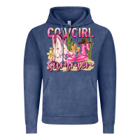 Vintage Denim cowgirl summer Vintage Hoodie - texasbilliewilder