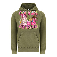 Vintage Olive cowgirl summer Vintage Hoodie - texasbilliewilder