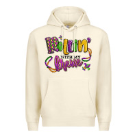 Sandshell rollin' with my krewe mardi gras Premium Hoodie - LillyAllenDesigns