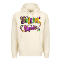 Tofu rollin' with my krewe mardi gras Premium Hoodie - LillyAllenDesigns