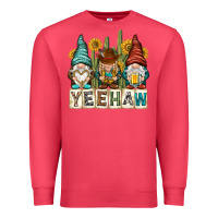 Cardinal yeehaw with gnomies Premium Sweatshirt - NancyCooperArtShop