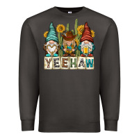 Smoke yeehaw with gnomies Premium Sweatshirt - NancyCooperArtShop