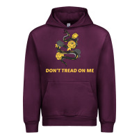 Mauve Wine Don't Tread On Me Urban Hoodie - Bettercallsaul