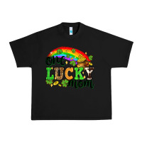 Black One lucky mom St. Patricks Day Urban Heavy Tee - Neo Western