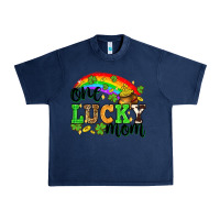 Navy One lucky mom St. Patricks Day Urban Heavy Tee - Neo Western