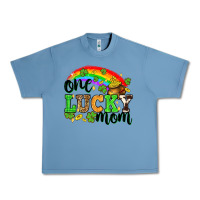 Pebble Blue One lucky mom St. Patricks Day Urban Heavy Tee - Neo Western