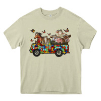 Mossy farm animals autism Heavy Core Tee - RacoonDesign