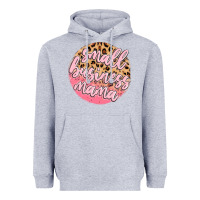 Heather Grey small business mama Heavyweight Hoodie - MaliasSmallBusiness