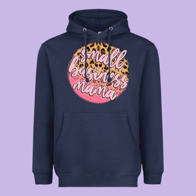 Small Business Mama Heavyweight Hoodie Designed By Maliassmallbusiness