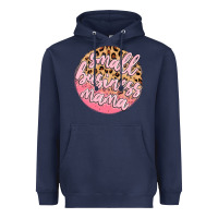 Navy small business mama Heavyweight Hoodie - MaliasSmallBusiness