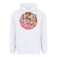 White small business mama Heavyweight Hoodie - MaliasSmallBusiness