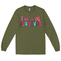 Army Green i'm a survivor Long Sleeve Tee - JahusDesignShop