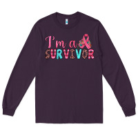 Plum i'm a survivor Long Sleeve Tee - JahusDesignShop