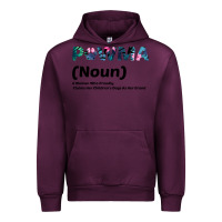 Mauve Wine Dog Love: Grandma aka Pawma Urban Hoodie - Bettercallsaul