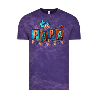 Cloud Purple American Papa 4th of july Vintage Tee - CowGirlArtShop