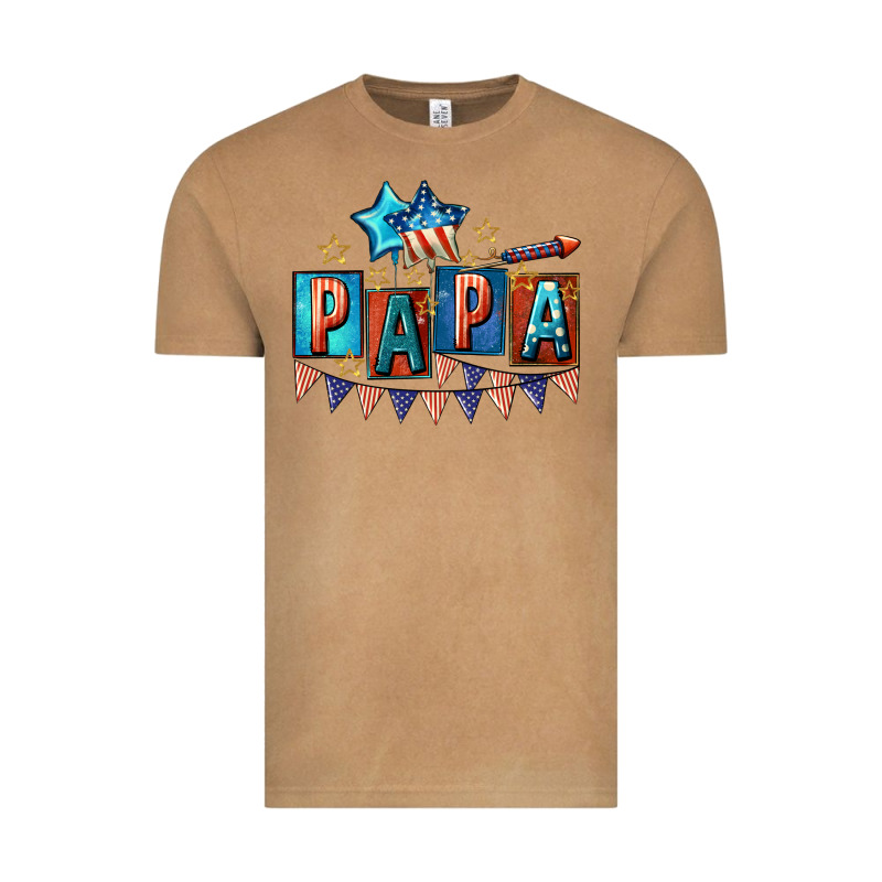 American Papa 4th Of July Vintage Tee by CowGirlArtShop | Teevron