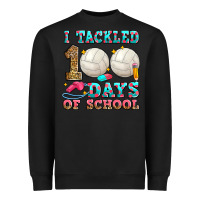 Black i tackled 100 days of school volleyball Heavyweight Sweatshirt - Zillion Design Studio