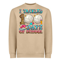 Mushroom i tackled 100 days of school volleyball Heavyweight Sweatshirt - Zillion Design Studio