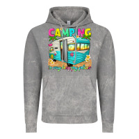 Cloud Rock camping is my happy place Vintage Hoodie - texasbilliewilder