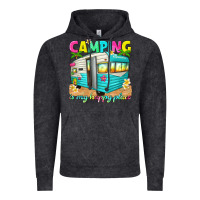Vintage Black camping is my happy place Vintage Hoodie - texasbilliewilder