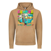 Vintage Camel camping is my happy place Vintage Hoodie - texasbilliewilder